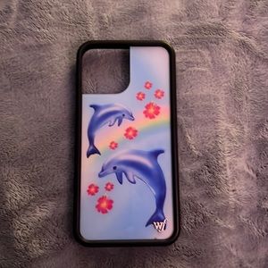 Dolphin Wildflower Phone Case